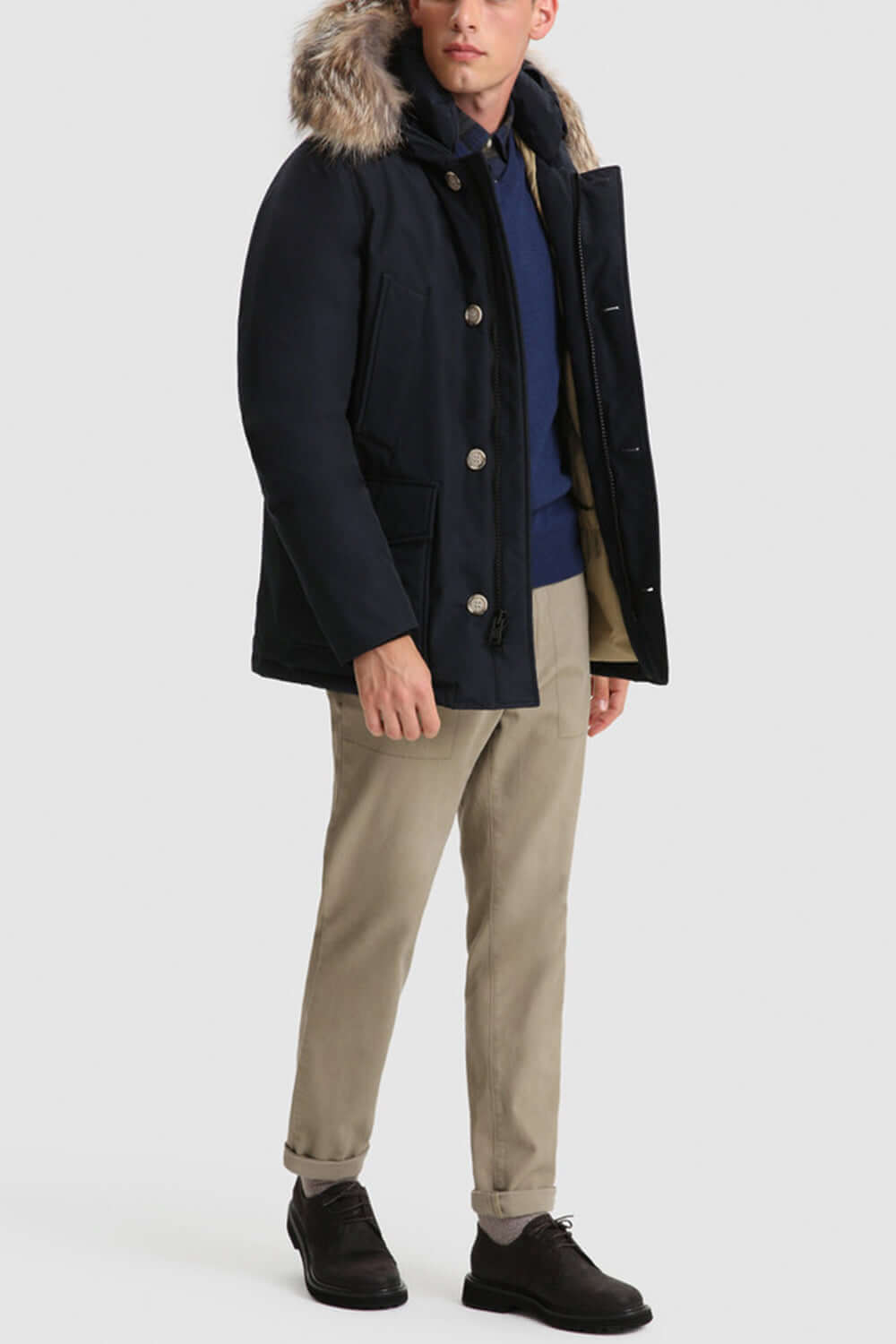 Giubbotto Arctic Anorak con pelliccia removibile - WOOLRICH Giubbotti e pelle WOOLRICH