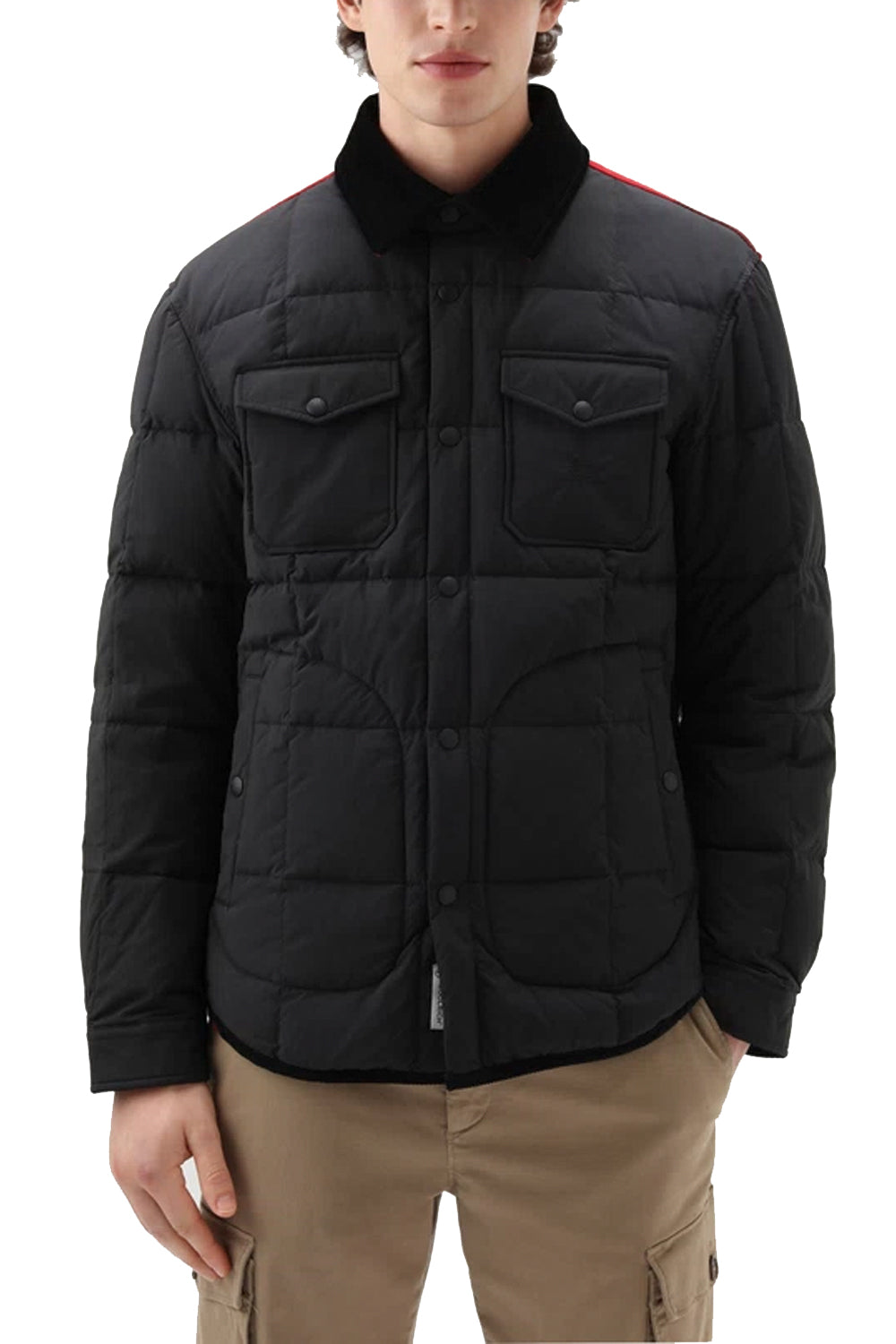 Woolrich Giacca a camicia Heritage Terrain in nylon Taslan Giubbotti e pelle WOOLRICH