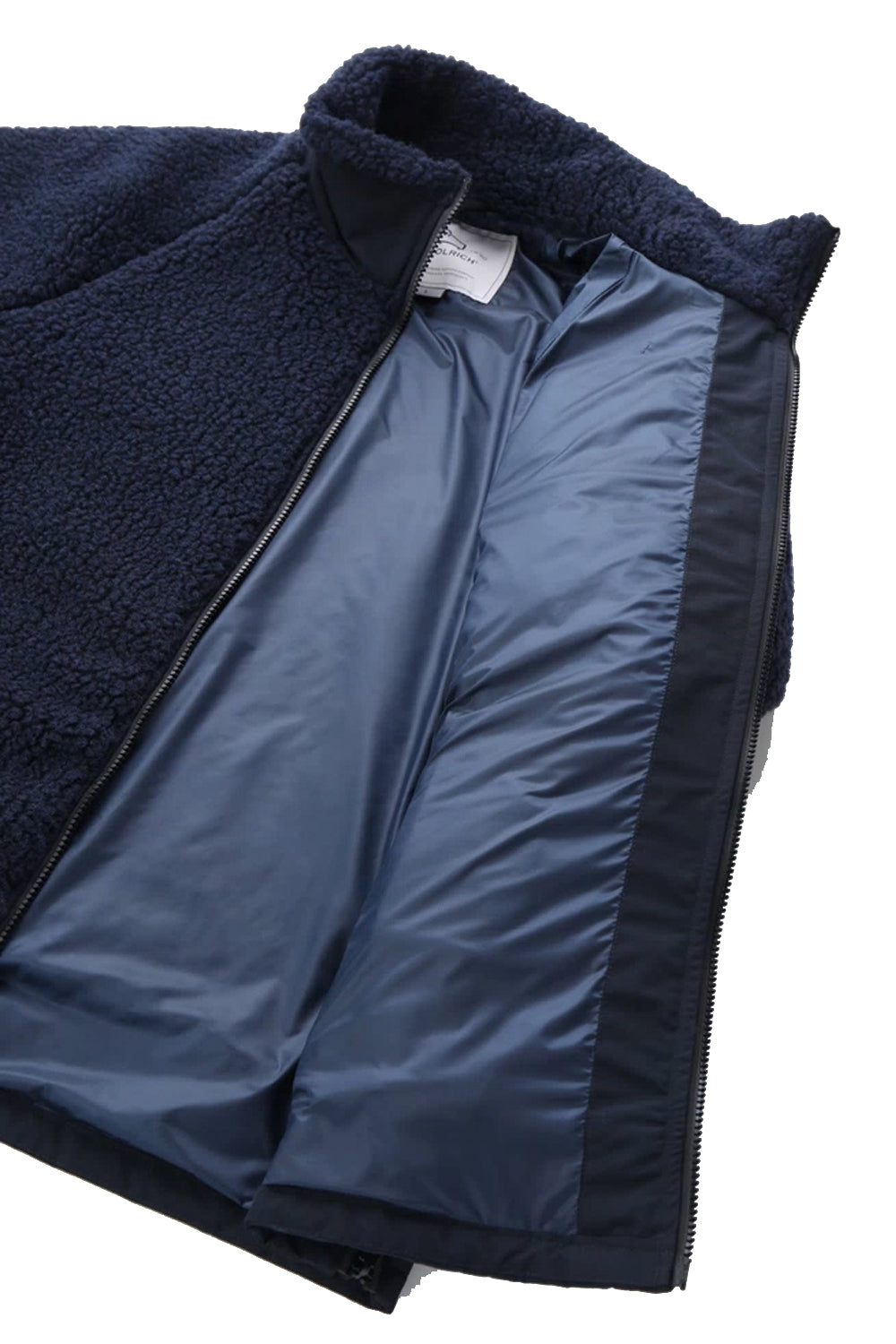WOOLRICH Giacca ibrida in lana sherpa riciclata Giubbotti e pelle WOOLRICH