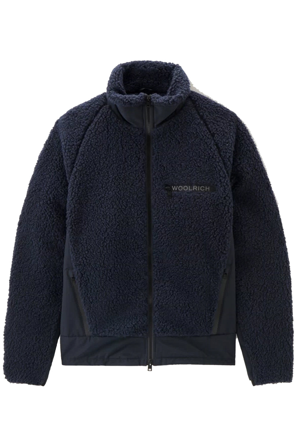 WOOLRICH Giacca ibrida in lana sherpa riciclata Giubbotti e pelle WOOLRICH
