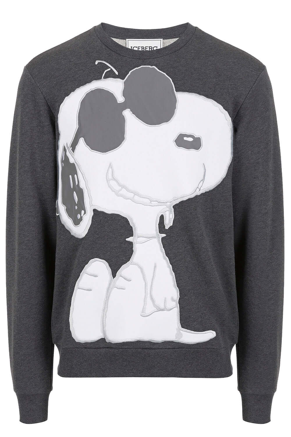 Felpa girocollo con frafica Snoopy - ICEBERG Felpa ICEBERG