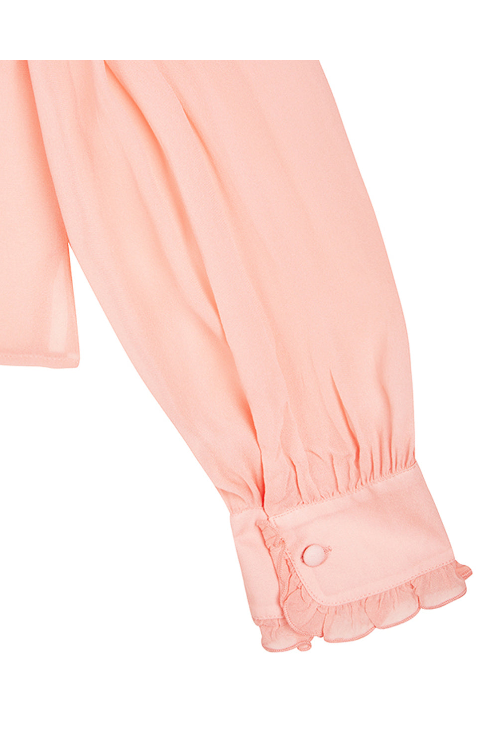 ISABELLE BLANCHE Camicia in georgette con rouche ISABELLE BLANCHE