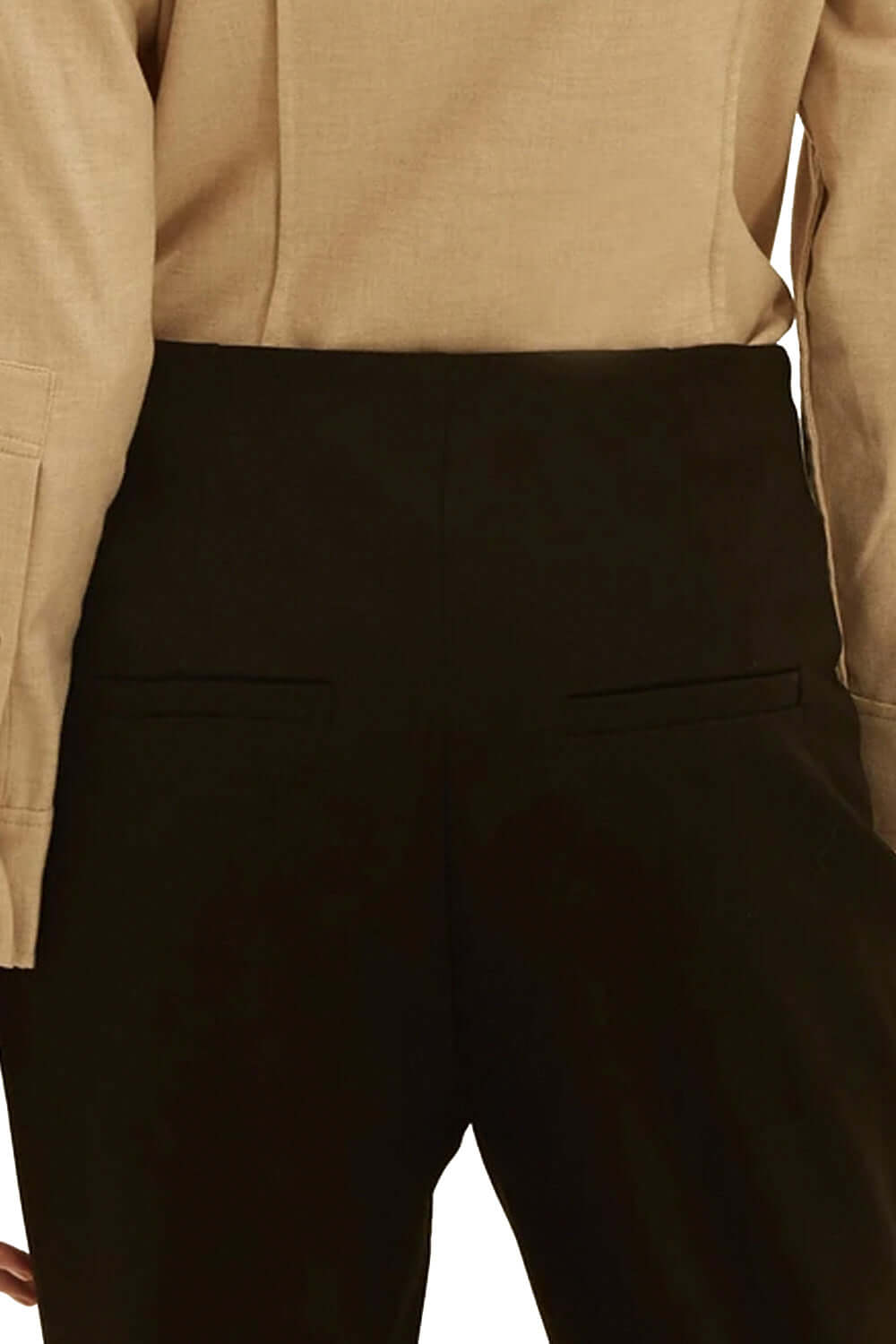 ISABELLE BLANCHE Pantalone svasato con nodo in vita Uncategorized ISABELLE BLANCHE
