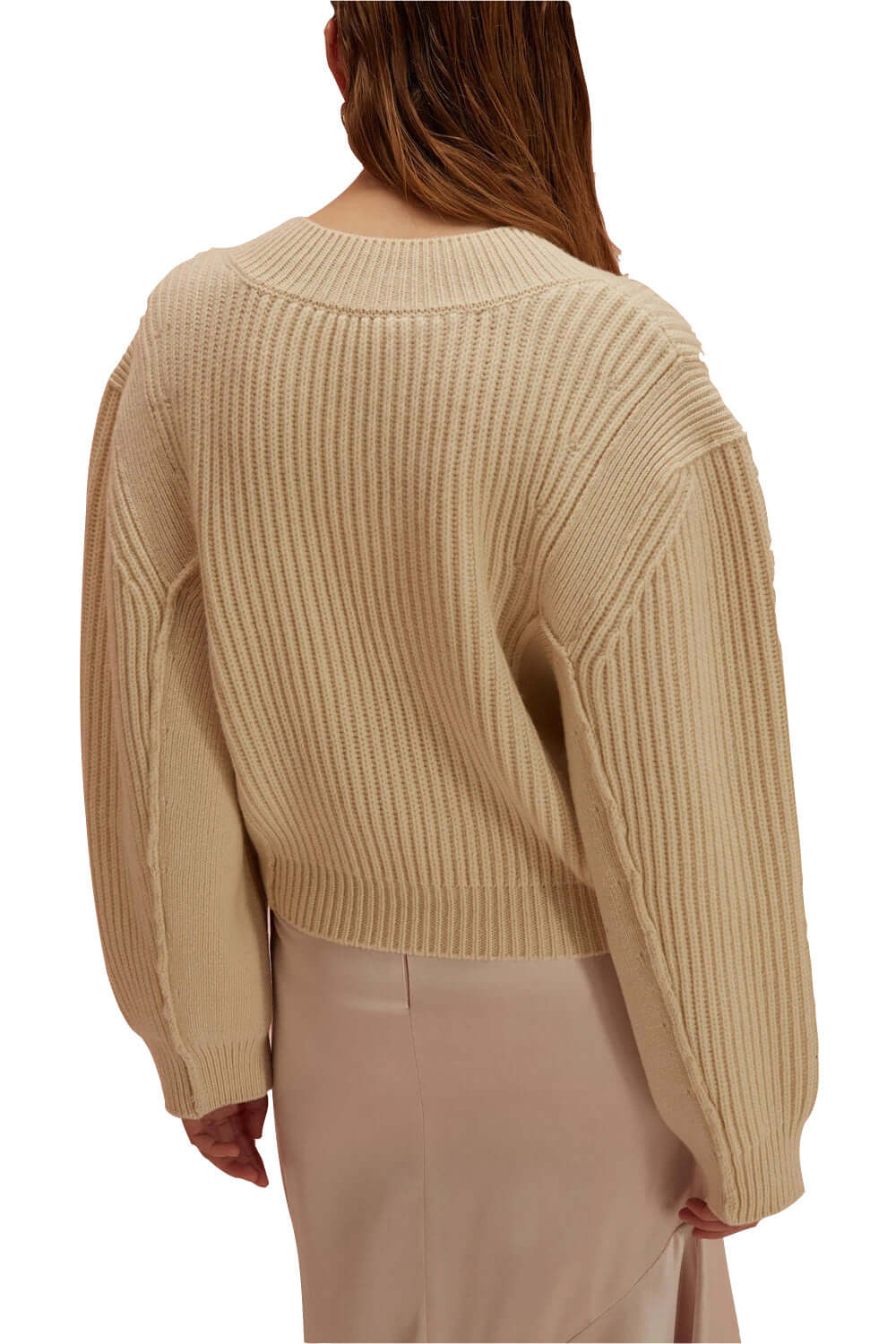 Maglia oversize scollo a V - ISABELLE BLANCHE Clothing ISABELLE BLANCHE