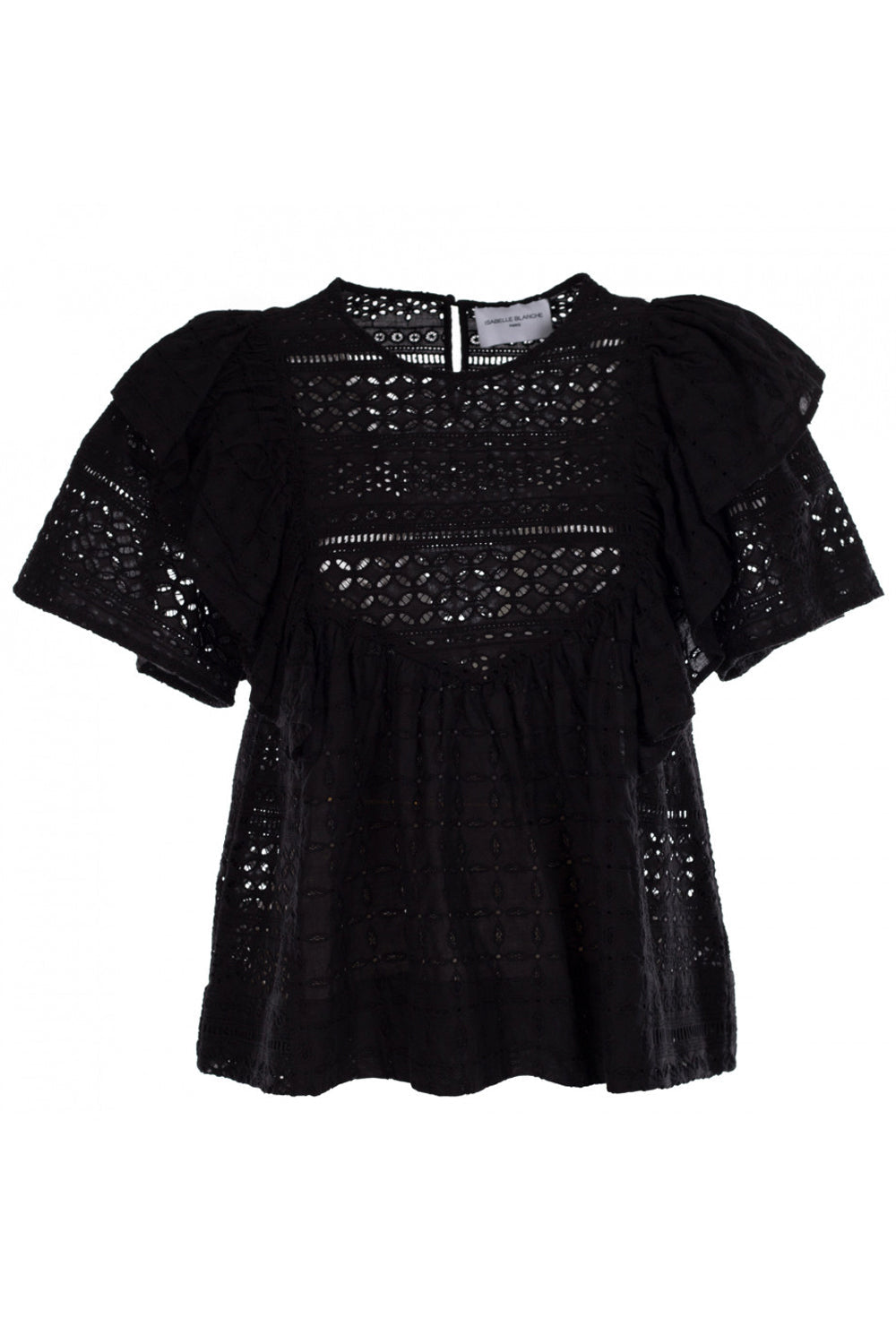 Top con dettagli sangallo - ISABELLE BLANCHE Maglia ISABELLE BLANCHE   