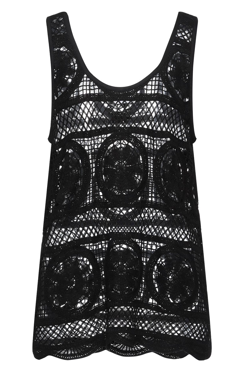Top in maxi crochet - ISABELLE BLANCHE ISABELLE BLANCHE