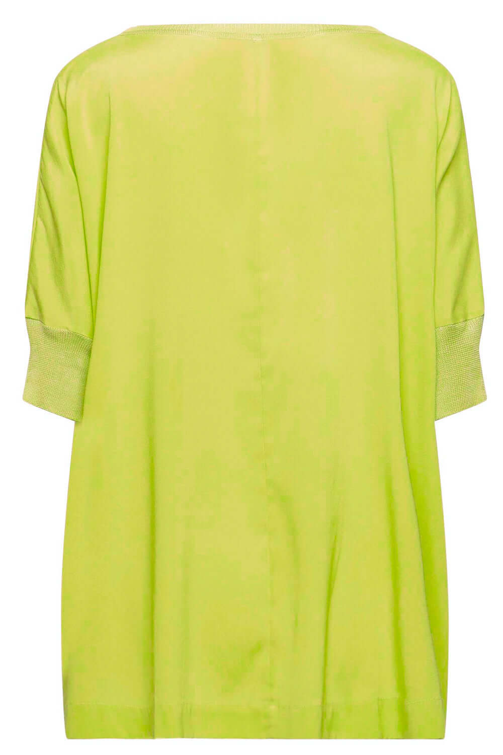 Blusa bordi in maglia in raso lucido - JUCCA JUCCA