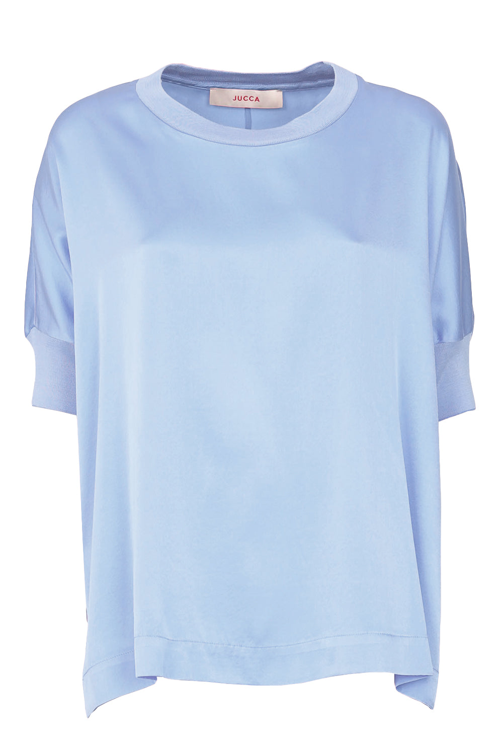 JUCCA Blusa in seta girocollo JUCCA
