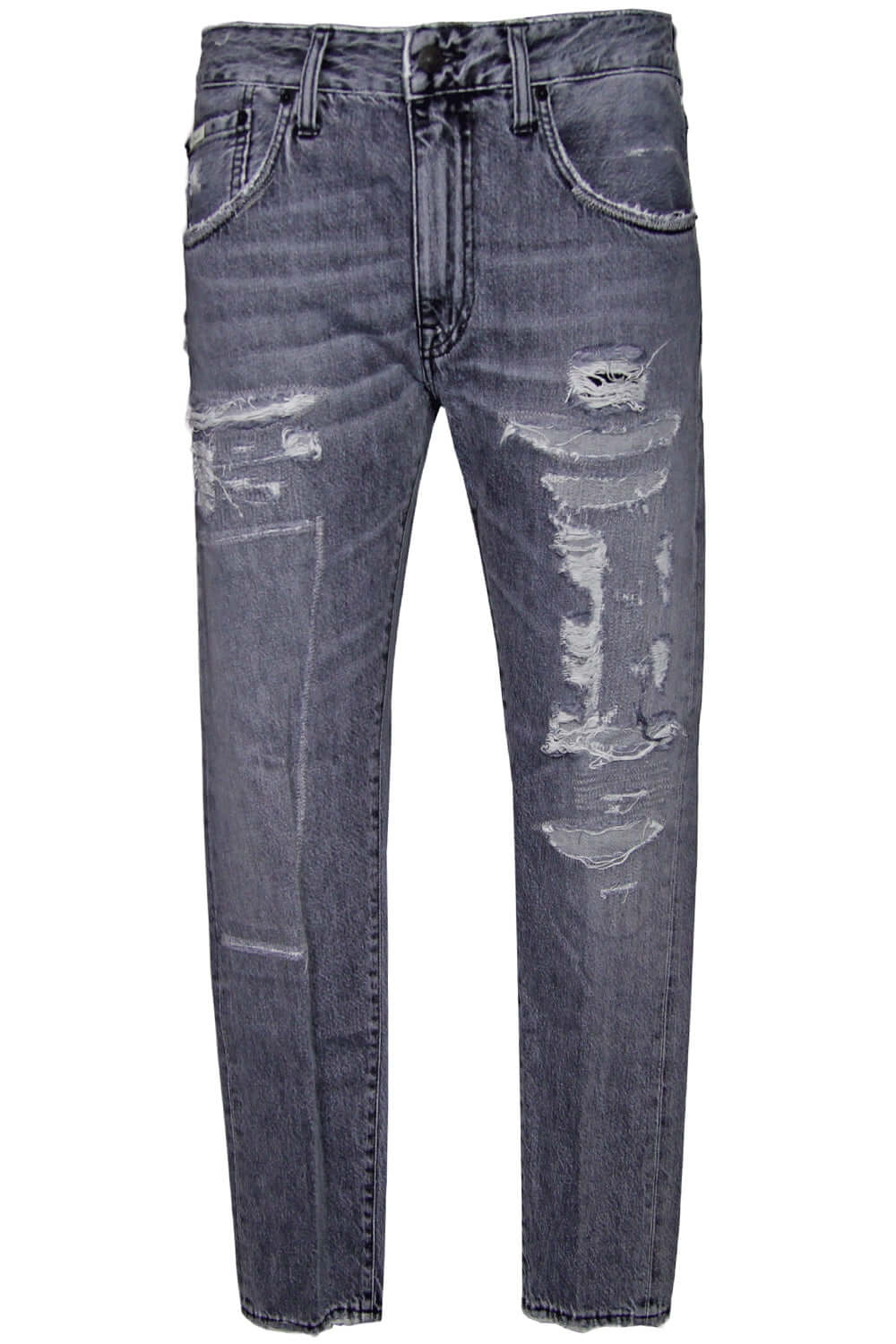 Jeans Carot destroyed - PEOPLE Pantaloni e jeans PEOPLE   