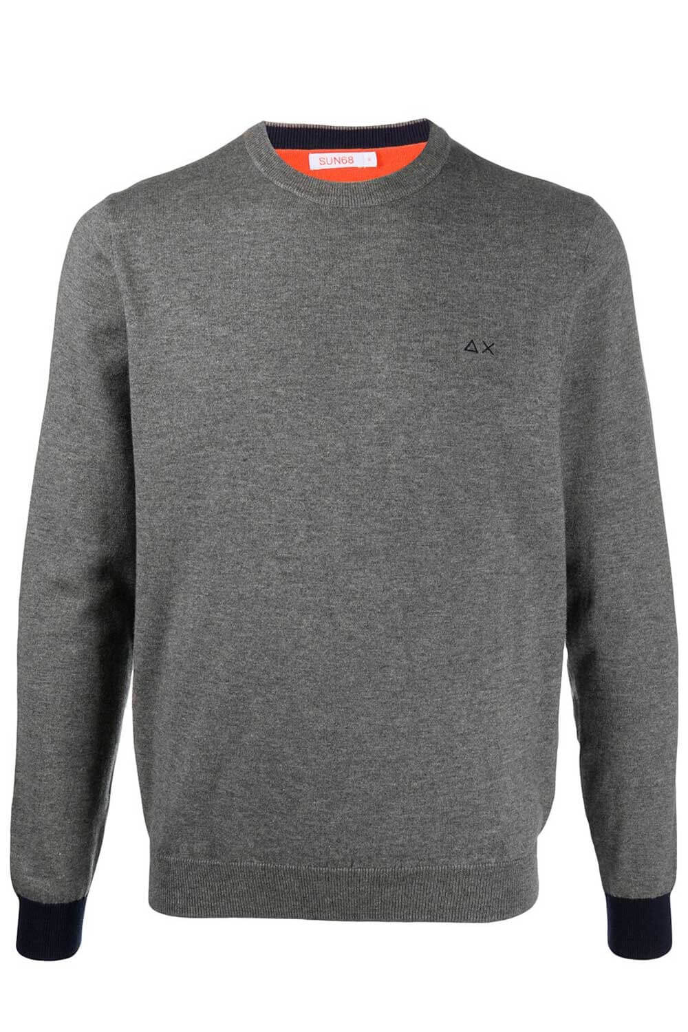 Maglia girocollo con contrasti - SUN68 SUN 68