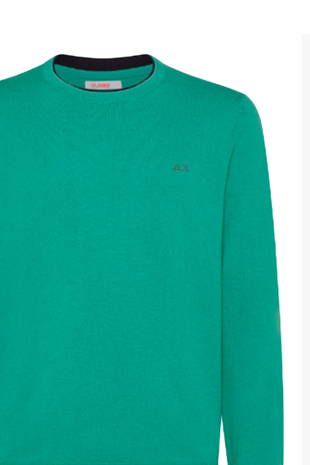 Maglia con girocollo a coste doppiato - SUN68 SUN 68