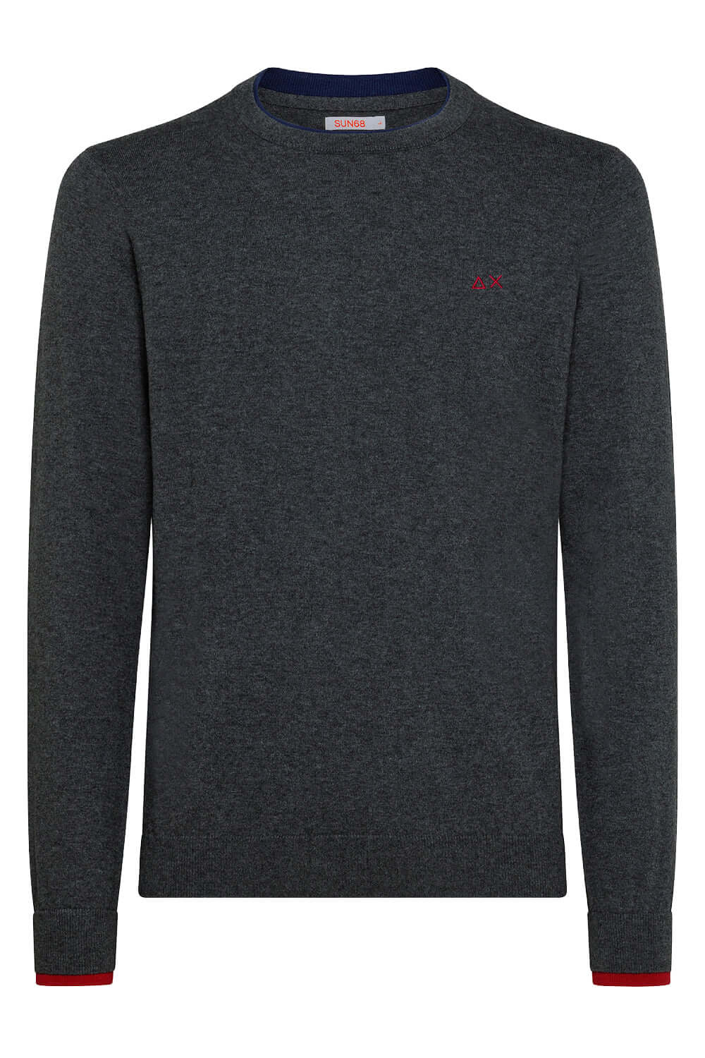 Maglia con girocollo a coste doppiato - SUN68 Maglia SUN 68