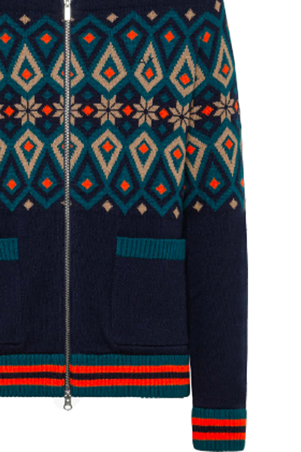 cardigan christmas zip fluo Cardigan SUN 68