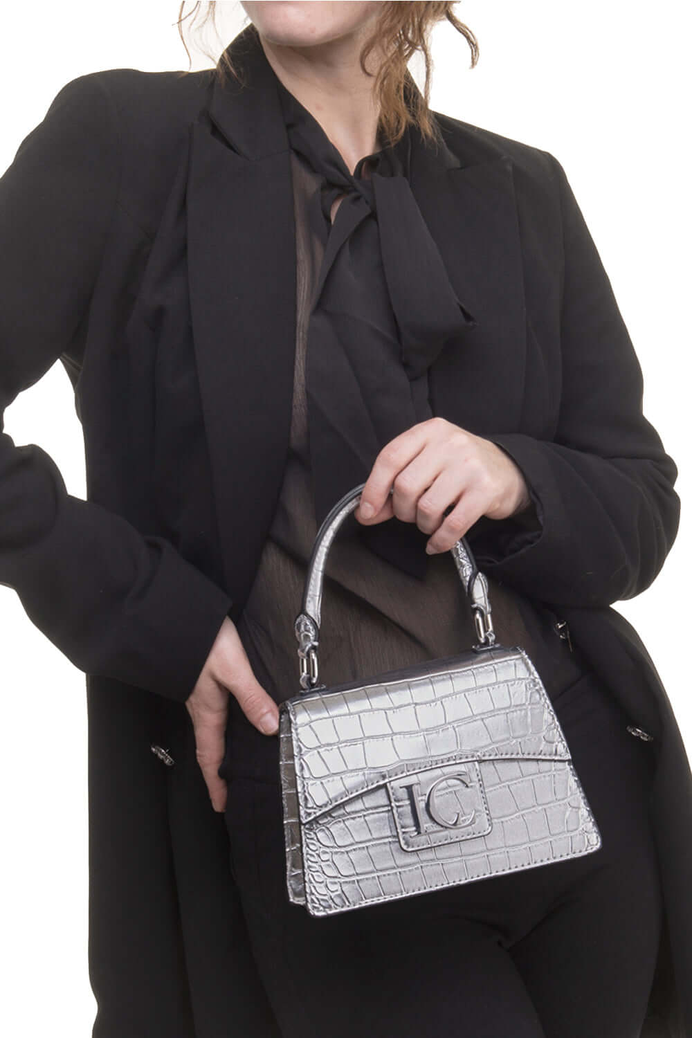 LA CARRIE Mini borsa effetto cocco Handbags LA CARRIE