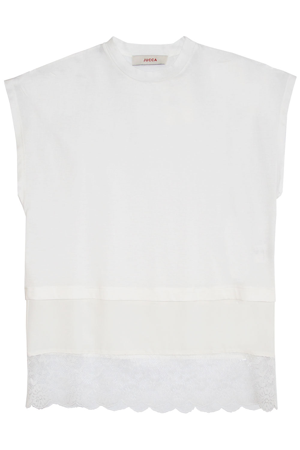 Tshirt con fondo ricamato - JUCCA T-shirt JUCCA   