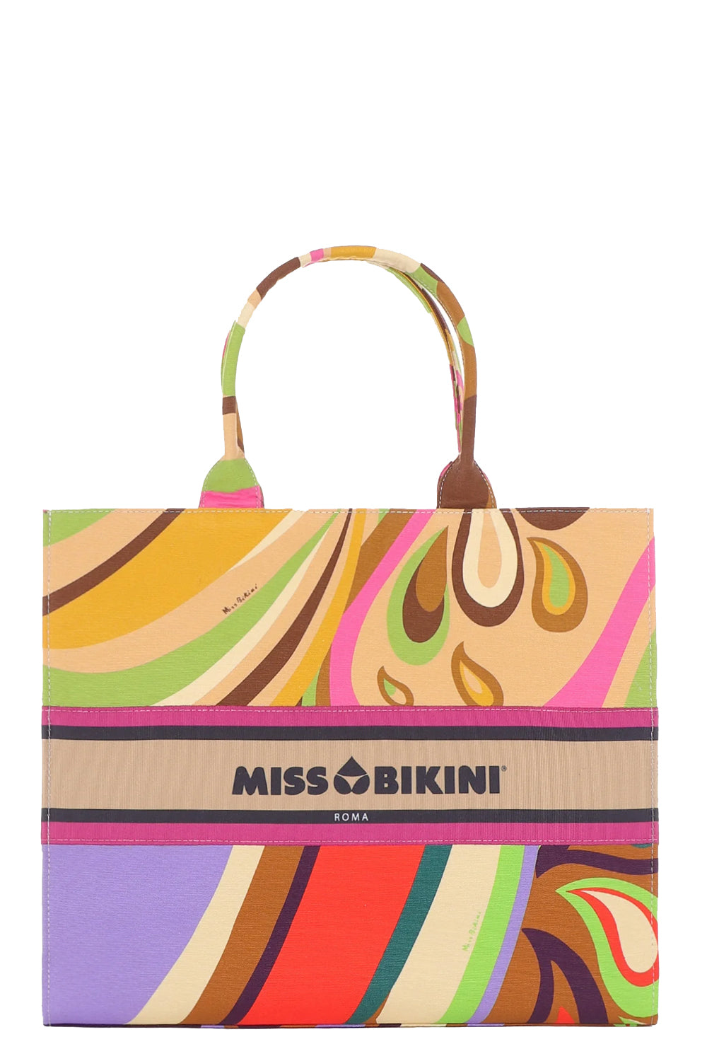 MISSBIKINI Borsa grande in canvas