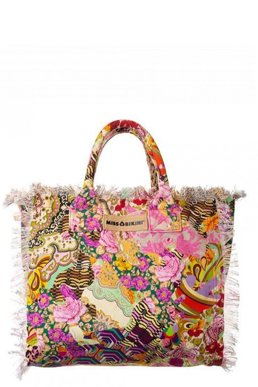 MISSBIKINI Borsa in canvas sfrangiata Handbags MISSBIKINI
