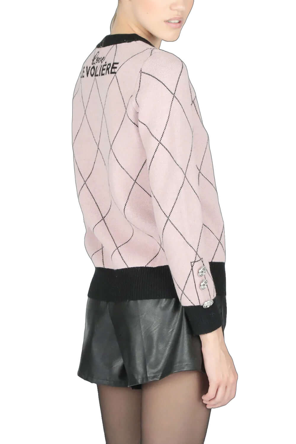 LE VOLIERE Maglia a rombi Maglia LE VOLIERE