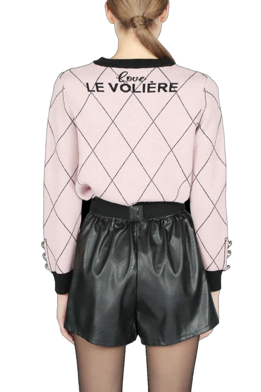 LE VOLIERE Maglia a rombi Maglia LE VOLIERE