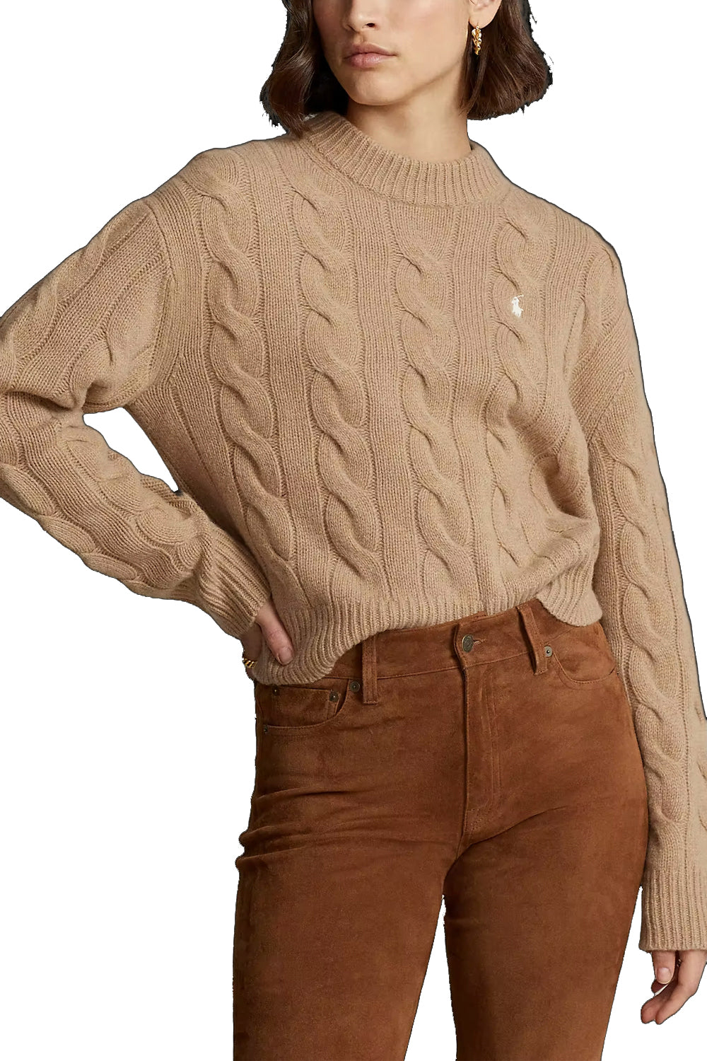 POLO RALPH LAUREN Maglia lupetto a trecce POLO RALPH LAUREN