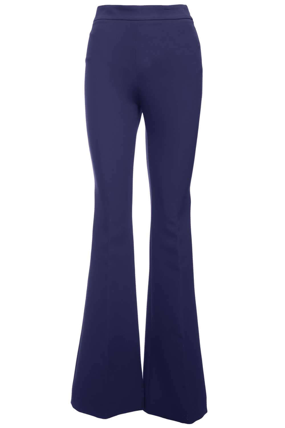 Pantalone in crepe a zampa - ALESSANDRO DELL'ACQUA Pantaloni ALESSANDRO DELL'ACQUA