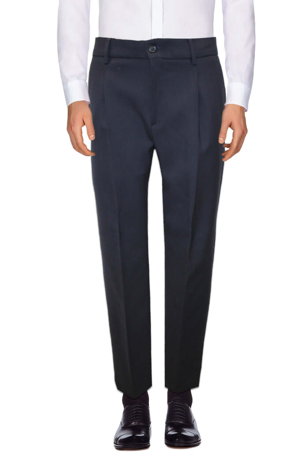 Pantaloni in lana con elastico - BE ABLE BE ABLE