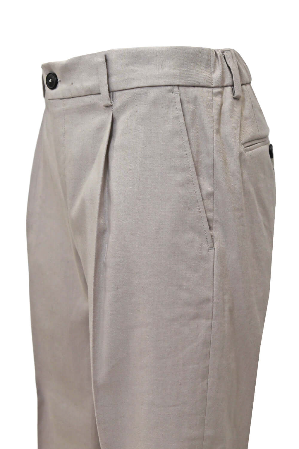 Pantalone con pence ed elastico - BE ABLE BE ABLE