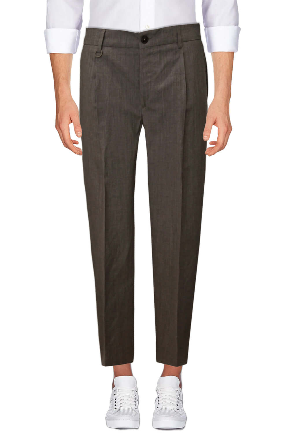Pantalone in lana e lino - BE ABLE BE ABLE