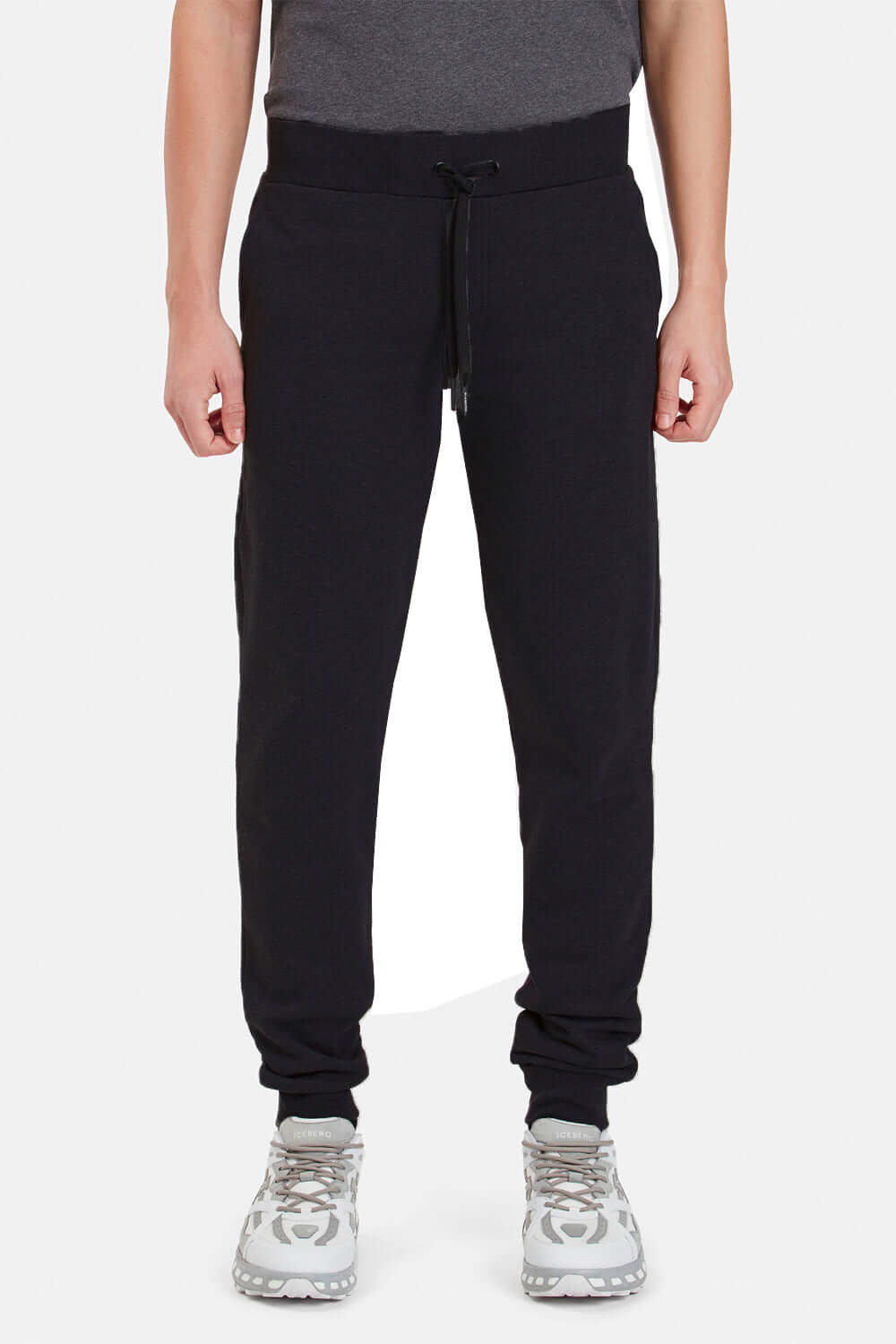 Pantaloni sportivi con logo ricamato - ICEBERG ICEBERG
