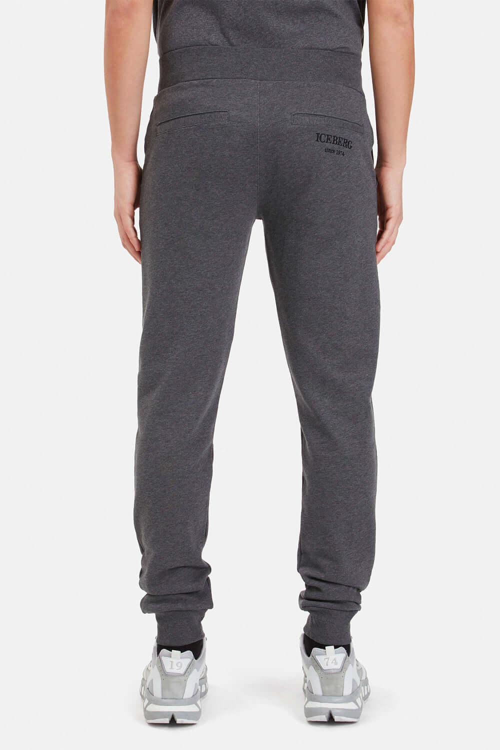 Pantaloni sportivi con logo ricamato - ICEBERG Pantalone ICEBERG