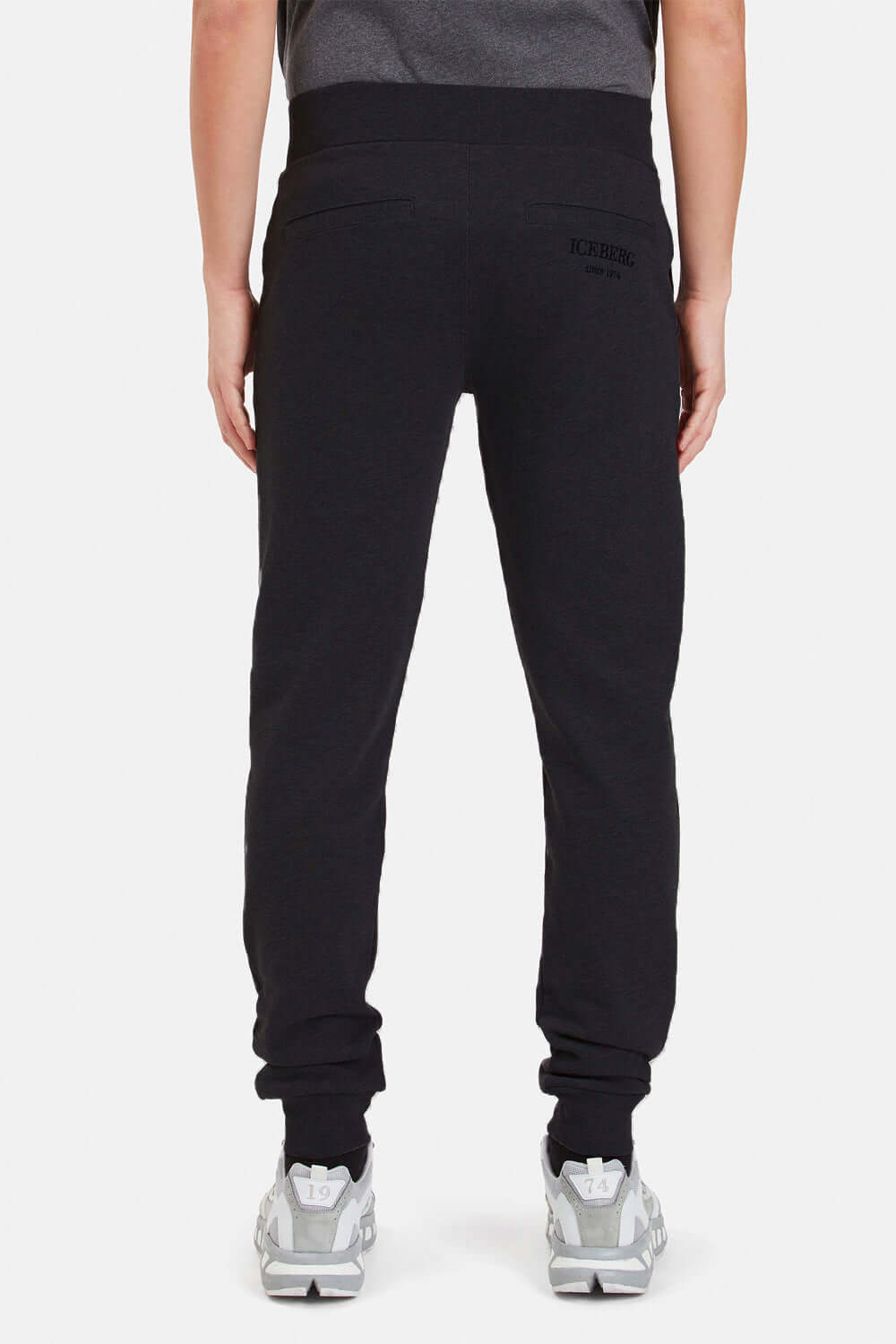 Pantaloni sportivi con logo ricamato - ICEBERG ICEBERG