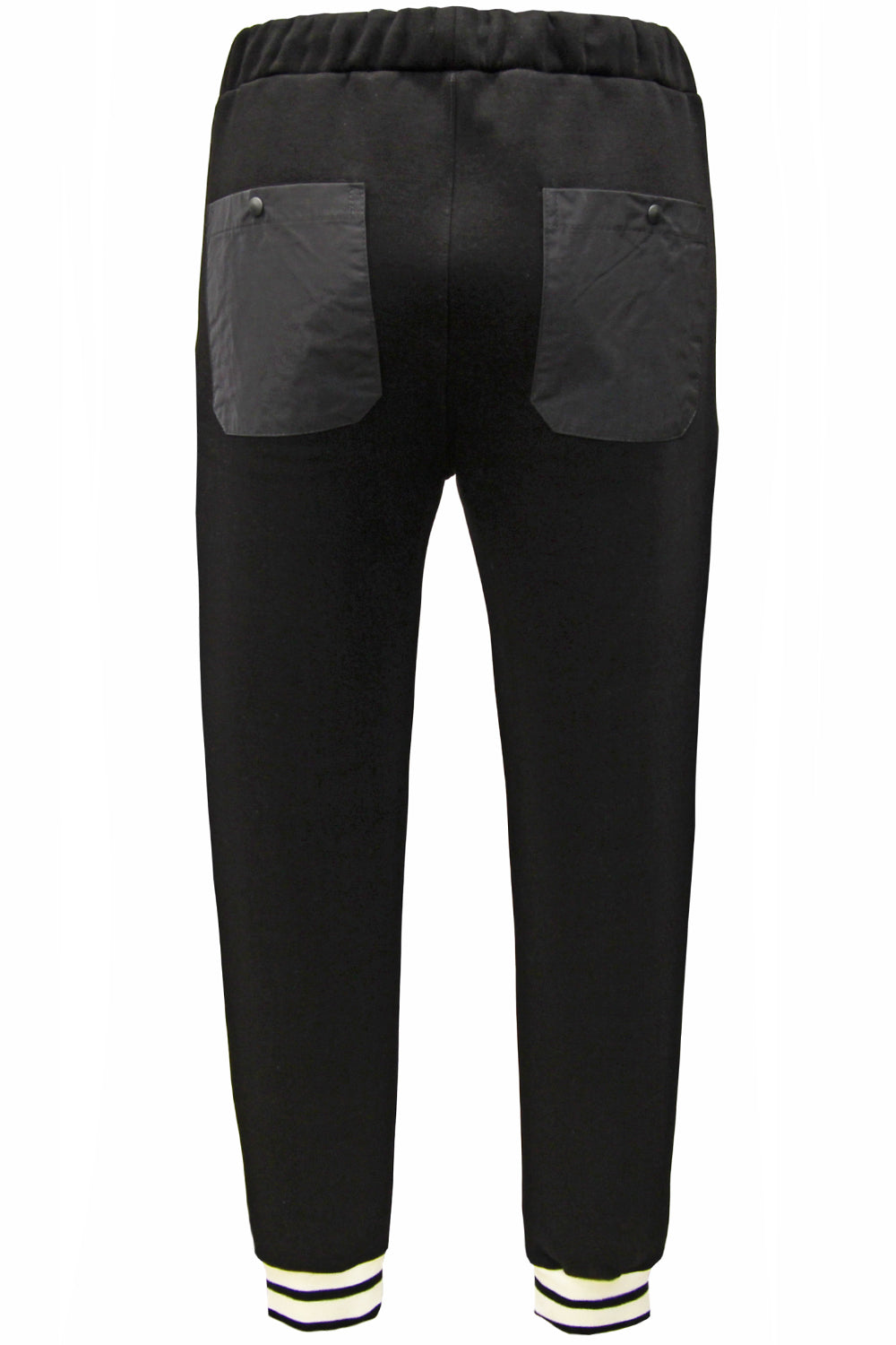 WHITE OVER Pantaloni con inserti in nylon Pants WHITE OVER