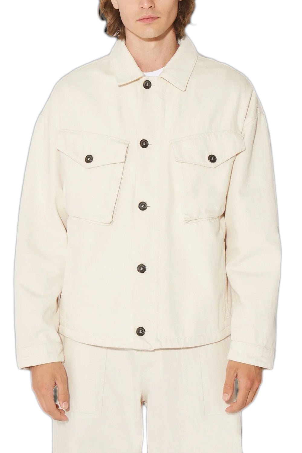 PHILIPPE MODEL Giacca in cotone con bottoni Coats & Jackets PHILIPPE MODEL