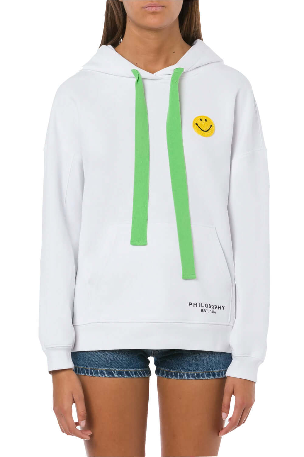 Felpa con cappuccio x Smiley - PHILOSOPHY PHILOSOPHY