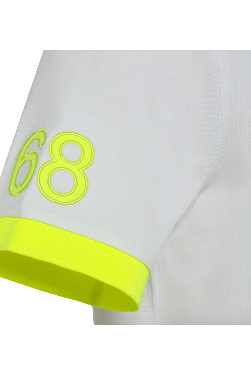 SUN 68 Polo logo fluo