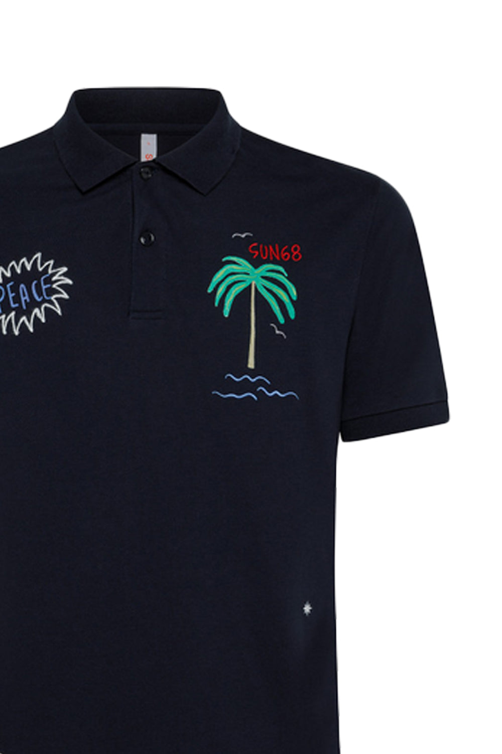 SUN 68 Polo embroidery fancy SUN 68
