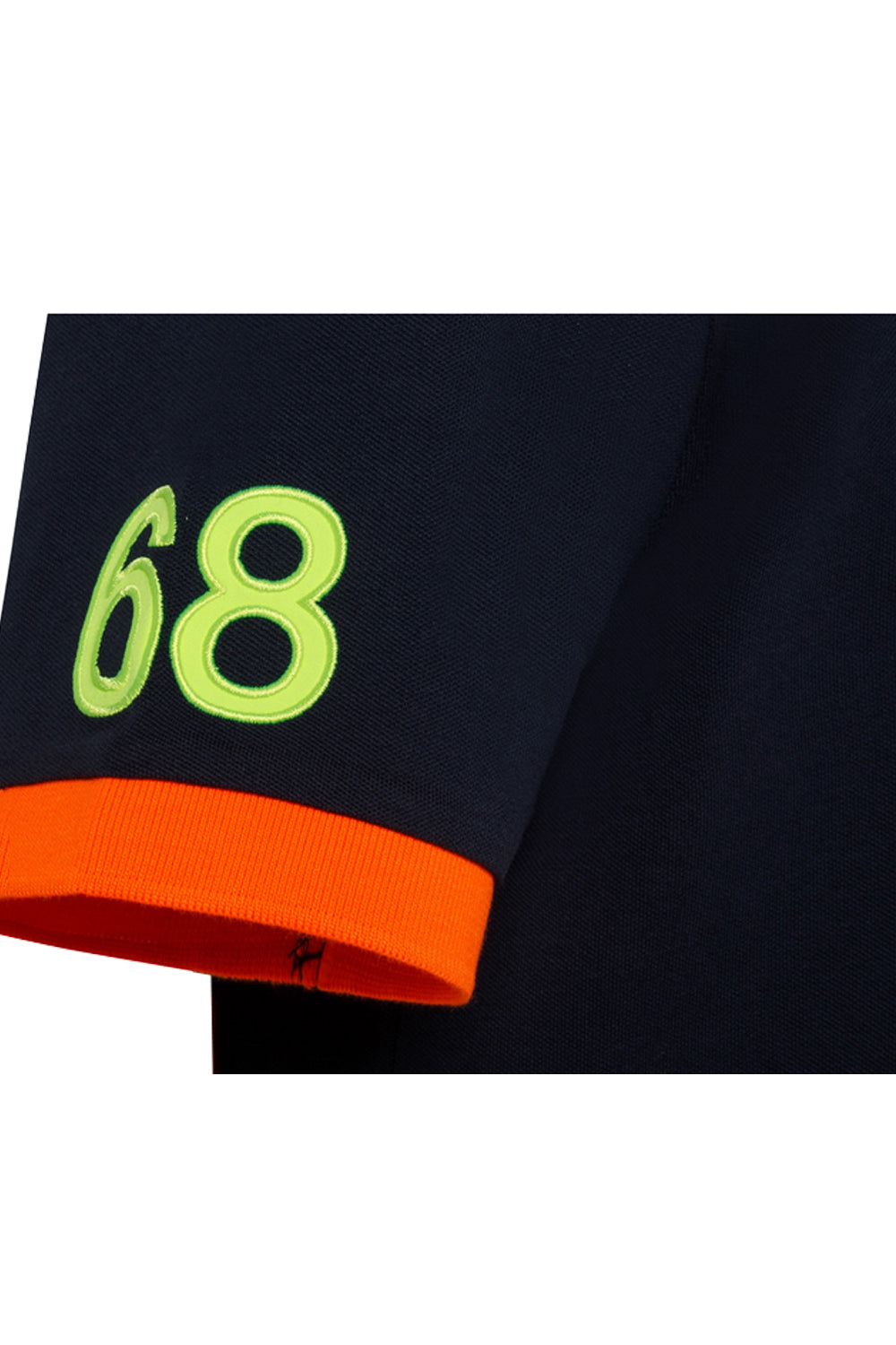 SUN 68 Polo logo fluo