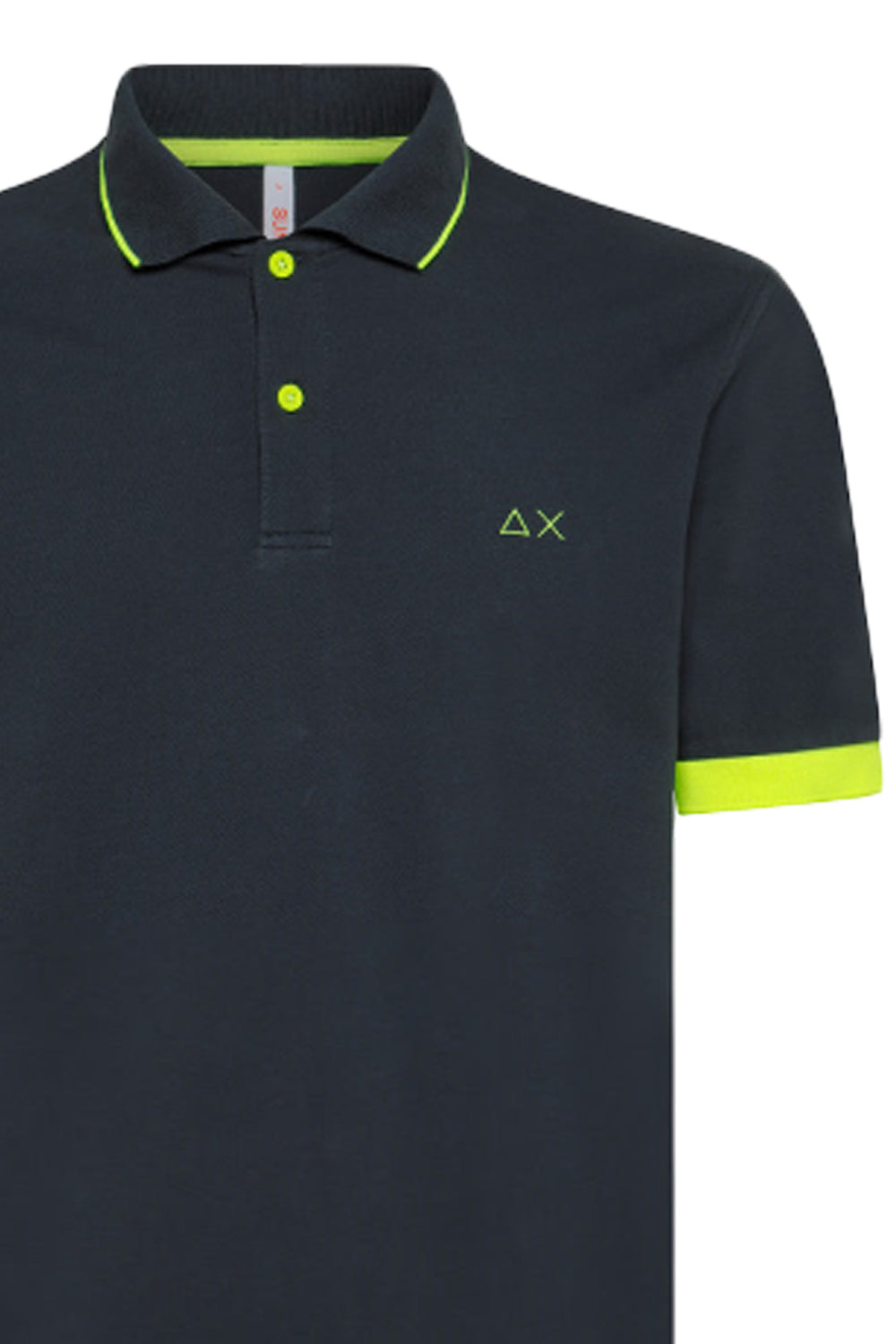 SUN 68 Polo big stripes fluo