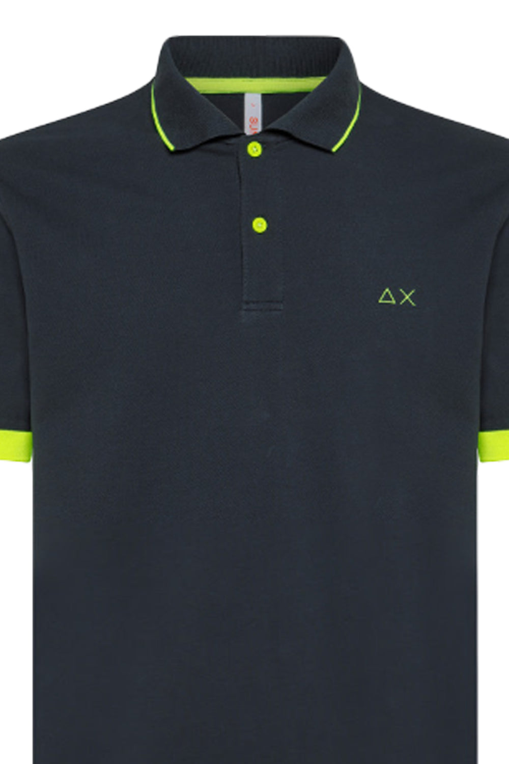SUN 68 Polo big stripes fluo