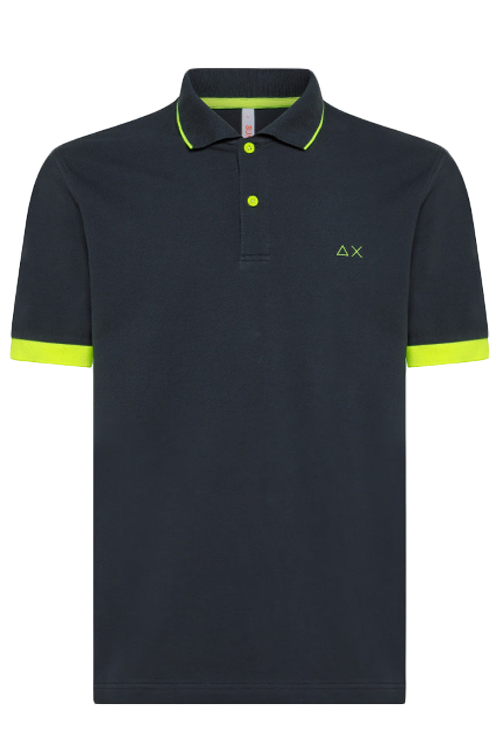 SUN 68 Polo big stripes fluo