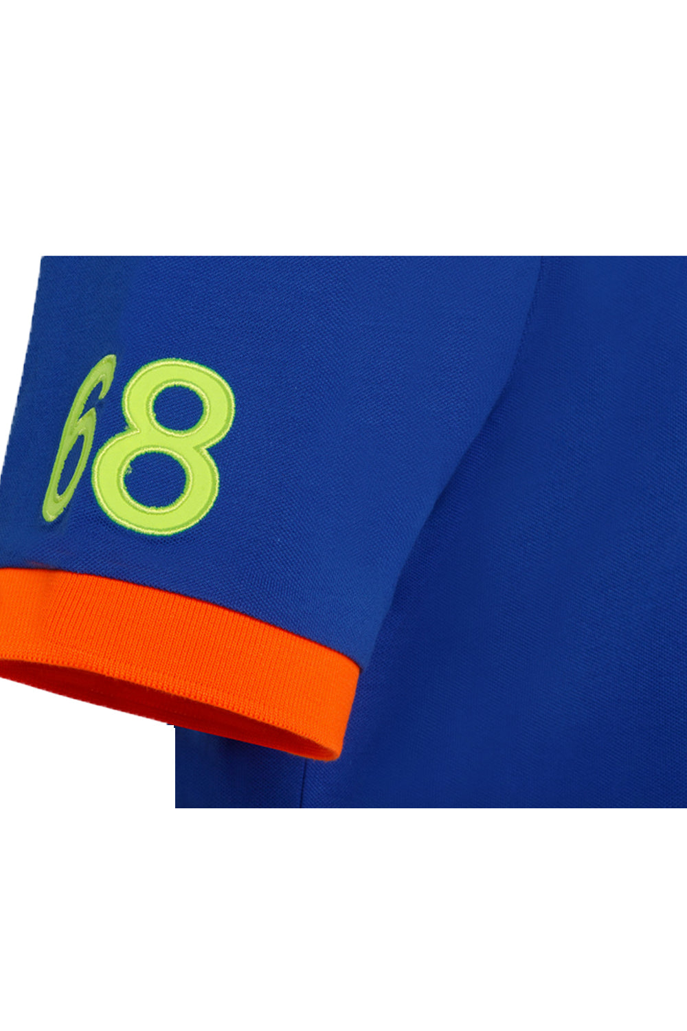 SUN 68 Polo logo fluo