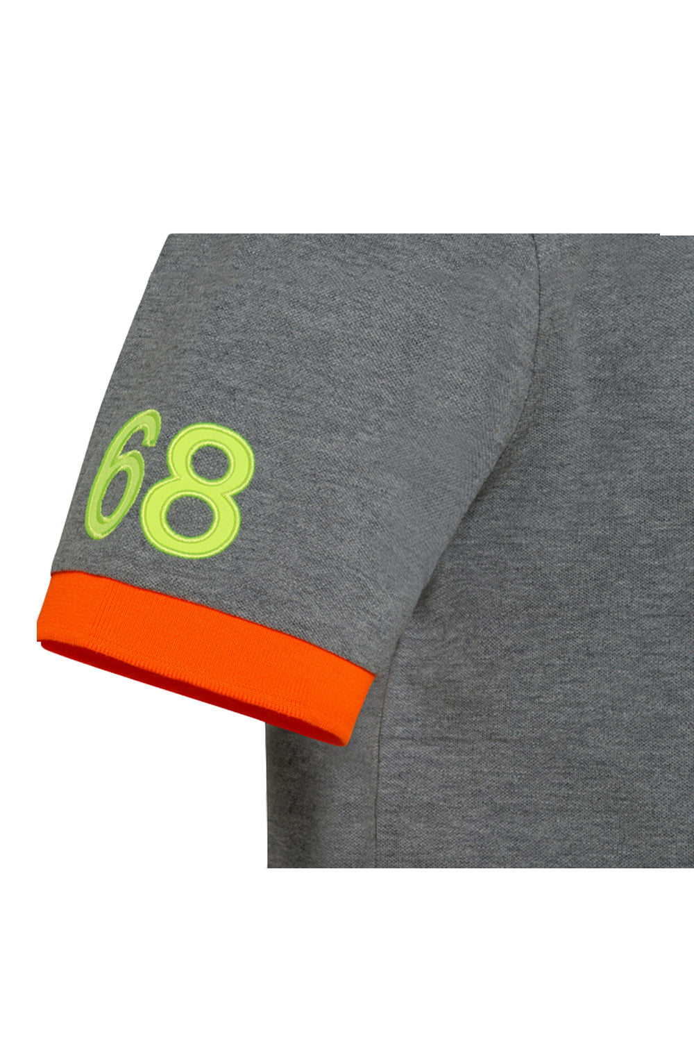 SUN 68 Polo logo fluo