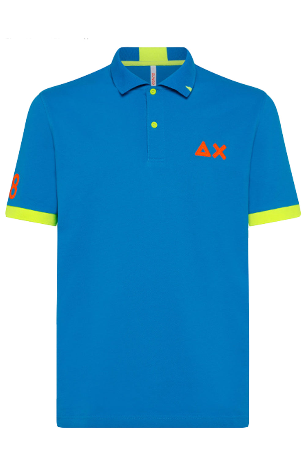 SUN 68 Polo logo fluo SUN 68