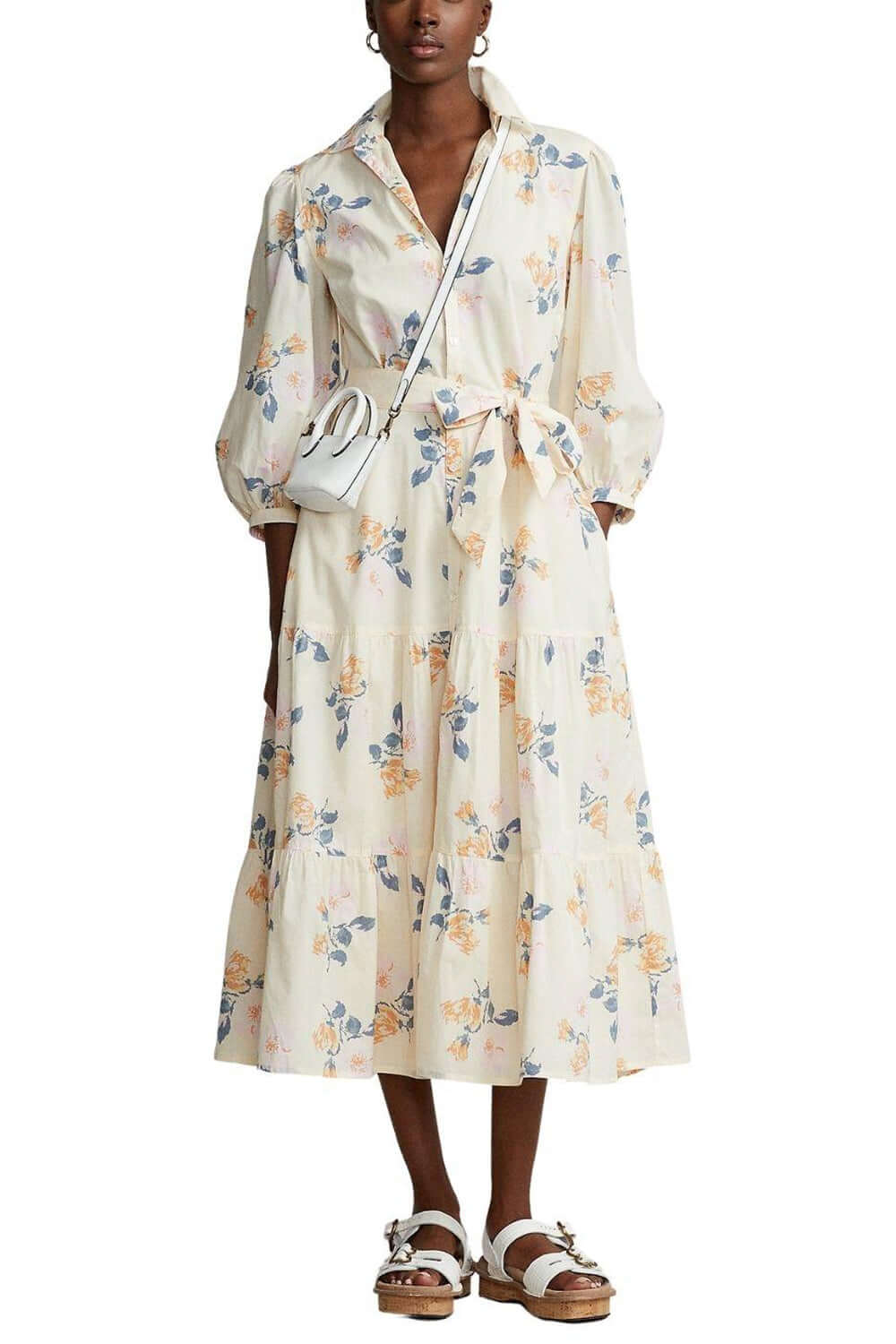 Chemisier medio in cotone a fiori - POLO RALPH LAUREN POLO RALPH LAUREN