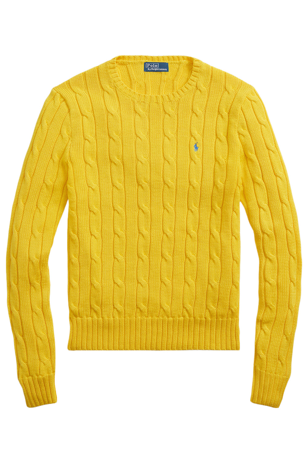 POLO RALPH LAUREN Maglia a girocollo in cotone a trecce