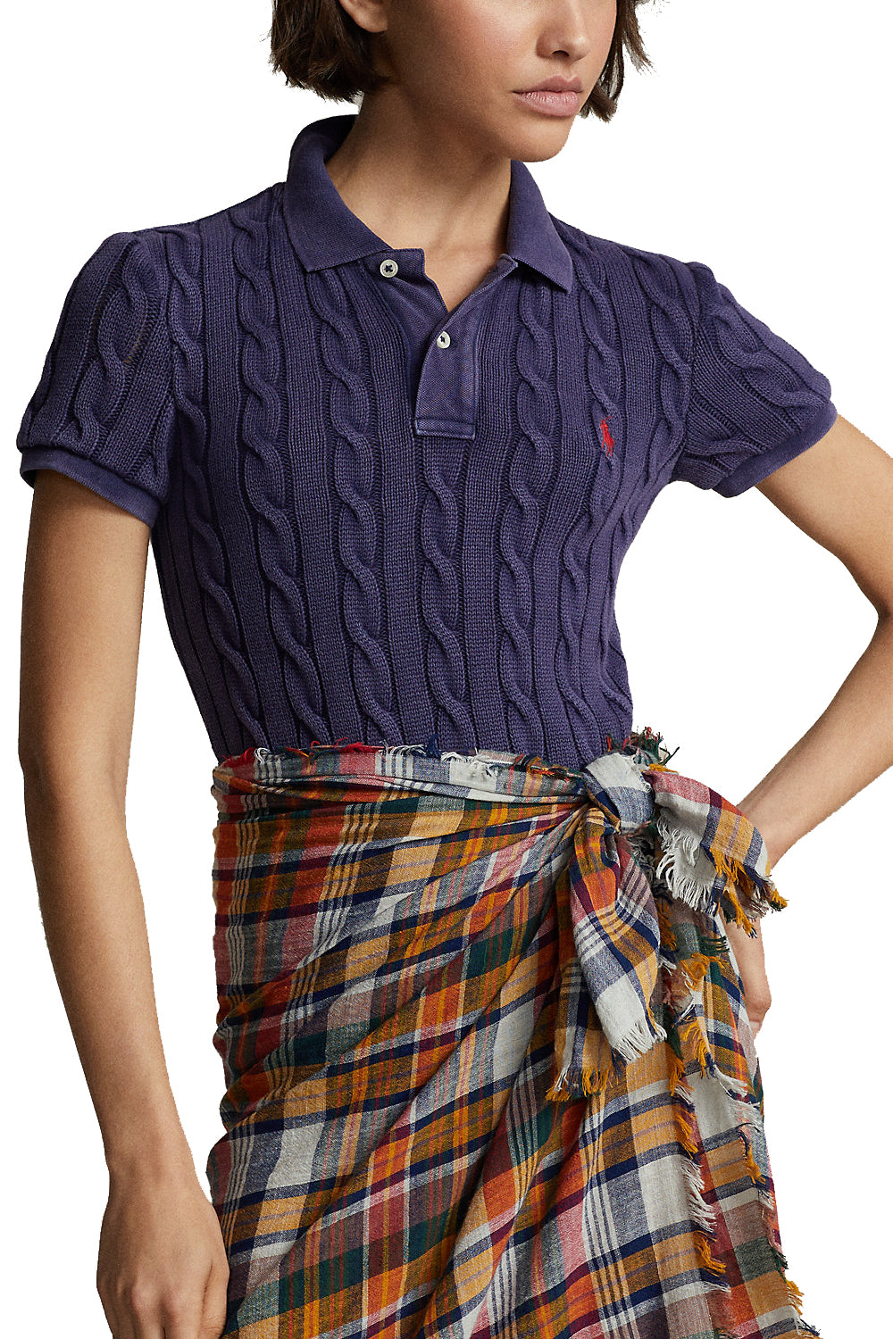 POLO RALPH LAUREN Polo a trecce Slim-Fit Uncategorized POLO RALPH LAUREN