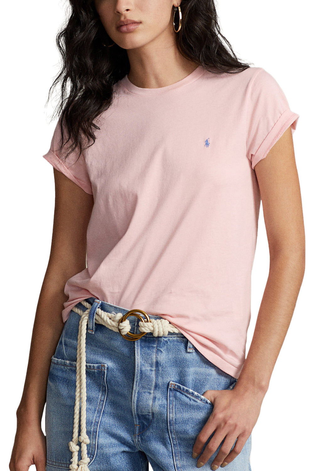 POLO RALPH LAUREN T-shirt in jersey di cotone