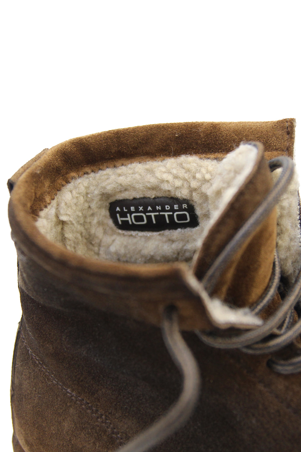ALEXANDER HOTTO Scarpe stringate con pelliccia ALEXANDER HOTTO