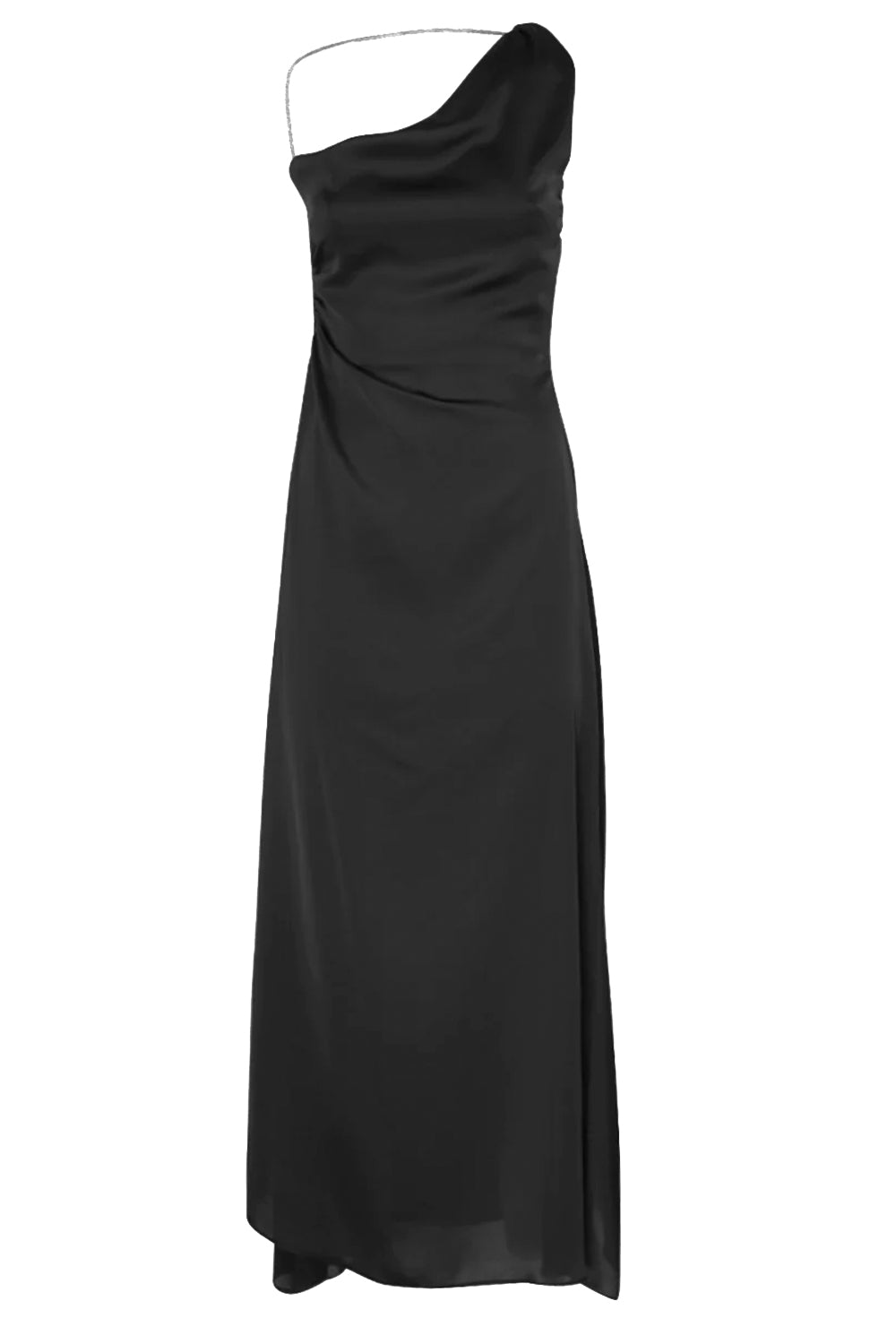 SIMONA CORSELLINI Abito in satin monospalla
