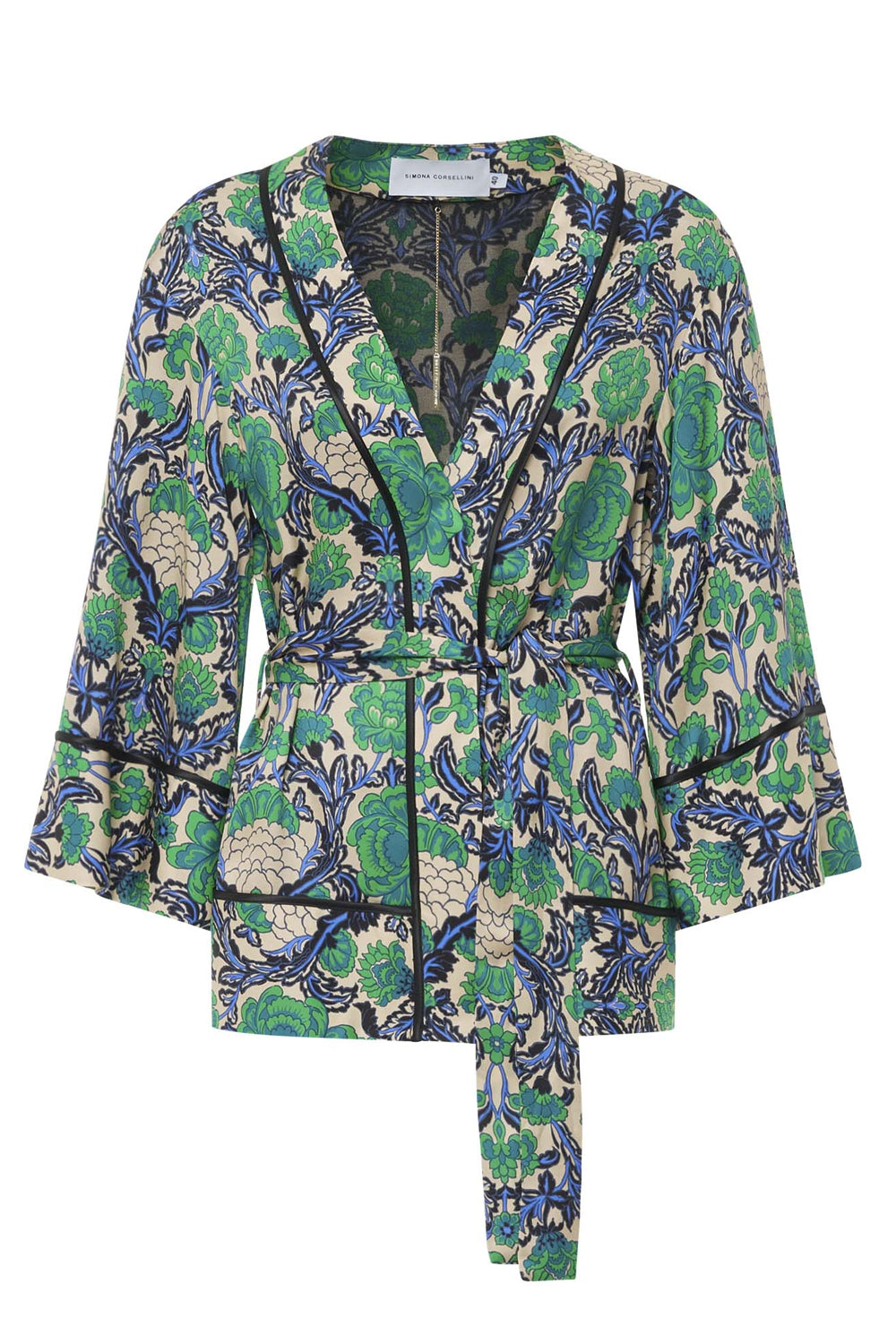 SIMONA CORSELLINI Giacca kimono con stampa SIMONA CORSELLINI